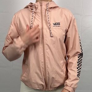 Pink vans windbreaker